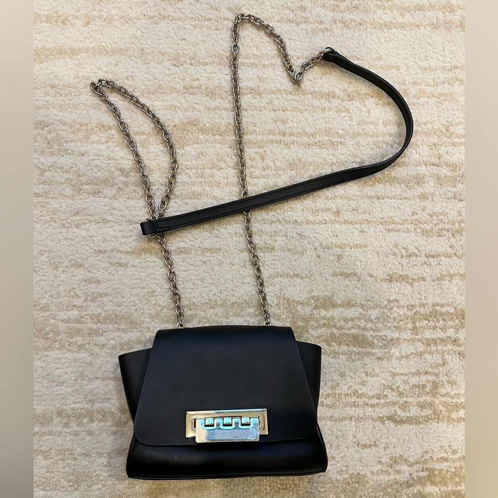 ZAC Zac Posen Eartha Mini Chain Crossbody-Black - Picture 6 of 11
